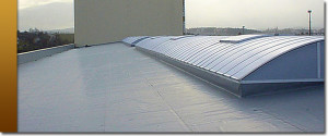 Photo of a completed commercial roofing project in Kent.